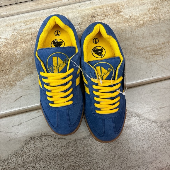 BNIB dunnit royal blue/yellow, 5-9US womens - Picture 2 of 4